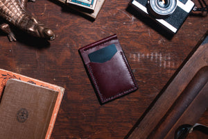 leather money clip wallet