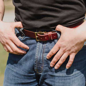 Burgundy Leather_Belt_Casual_LTE