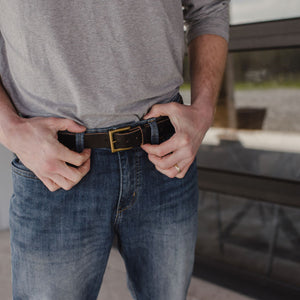 Casual LTE Leather Belt Black