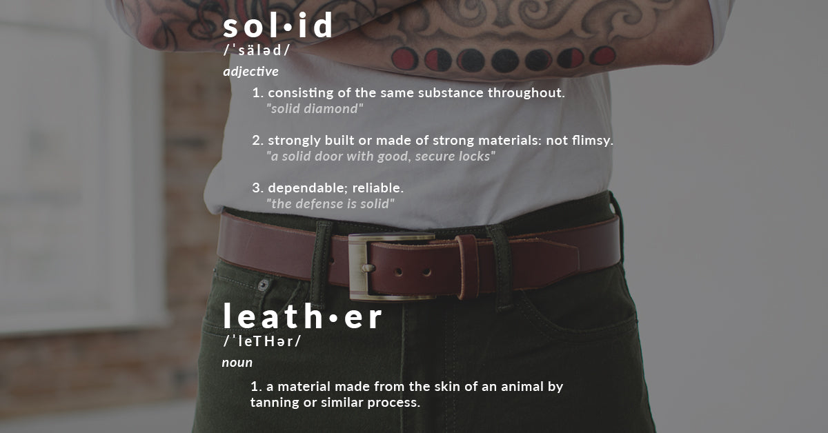 Solid Leather Definition 