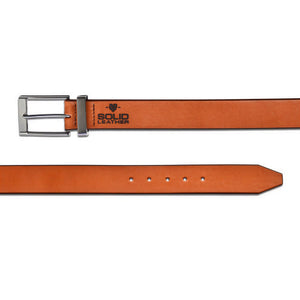 Mens Formal Leather Belt Tan