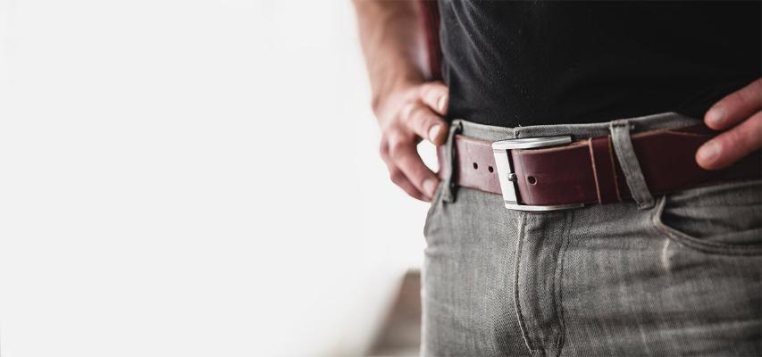 Handcrafted Black Leather Belt - Colonial Leather