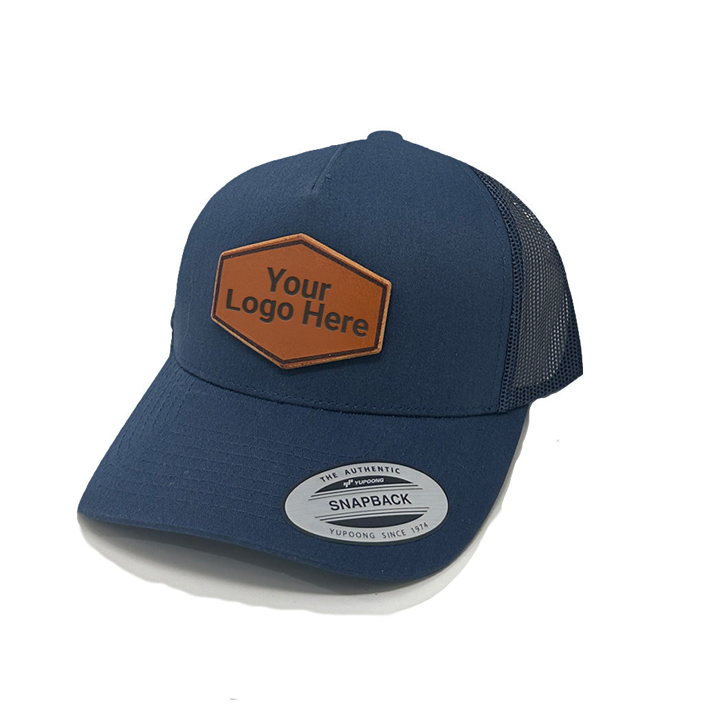 Custom Logo Leather Patch Hat