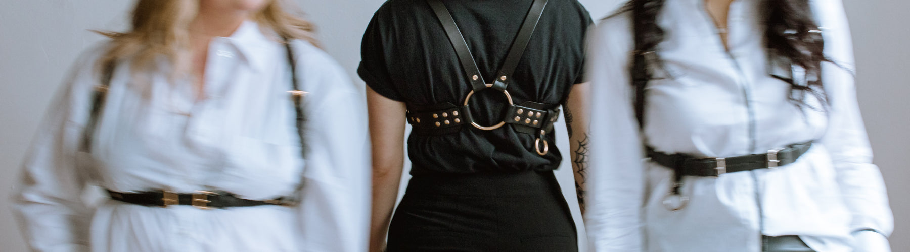 Solid Leather Body Harness Collection