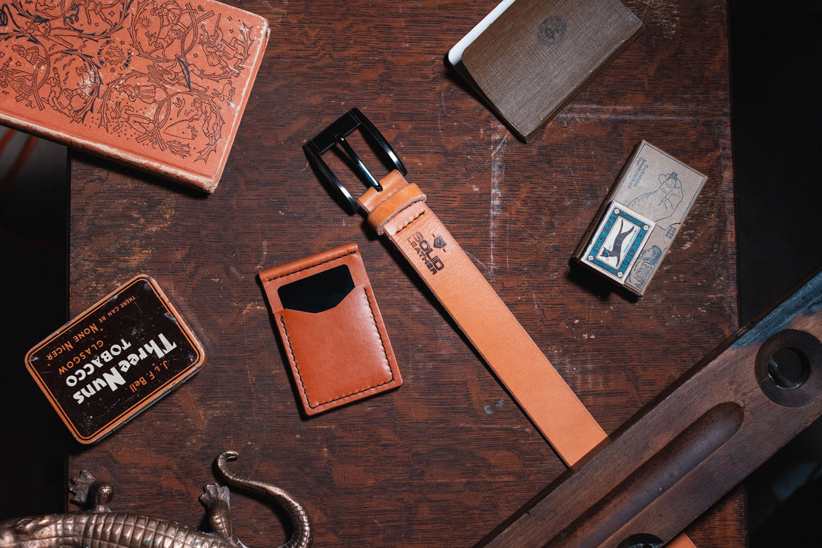 leather money clip wallet