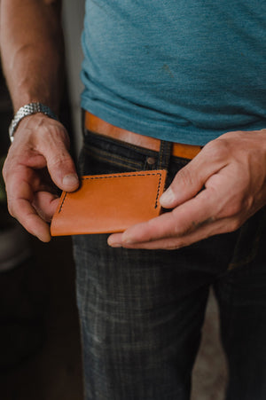 Everyday Leather Bifold Card Wallet | Tan