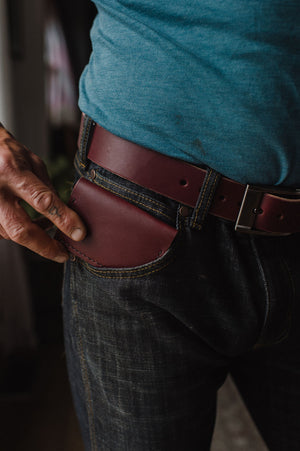 Everyday Leather Bifold Card Wallet | Burgundy