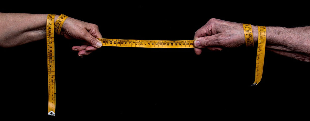 Fabric Tape Measure For Leather Body Harness Hands